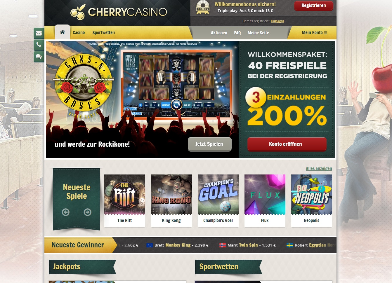 Einzahlung Online Casino