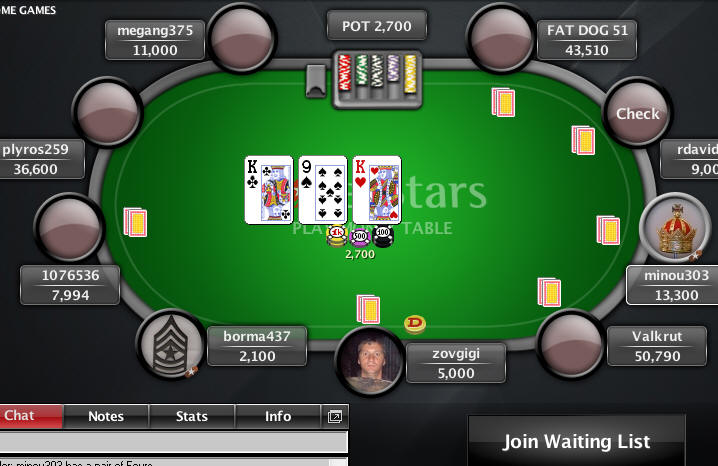 Pokerstars Live - 11587